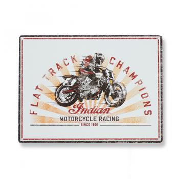 FLAT TRACK METAL SIGN