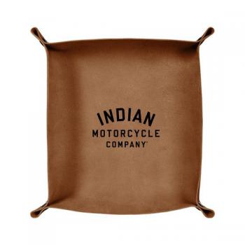 LEATHER TRAY - BROWN