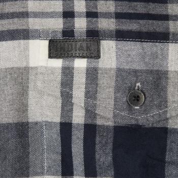 MENS TOLEDO PLAID SHIRT - BLUE