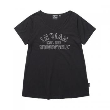 WOMENS MARL EST. 1901 TEE - BLACK