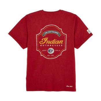 MENS SHIELD GRAPHIC T-SHIRT - RED