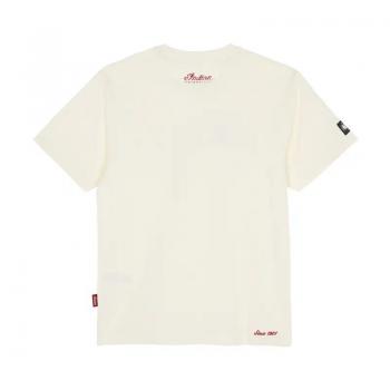 MENS USA SCRIPT LOGO T-SHIRT - WHITE