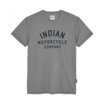 MENS ATHLETE LOGO PRINT T-SHIRT - GRAY