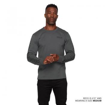 MENS IMC RACING LONG SLEEVE T-SHIRT - GRAY