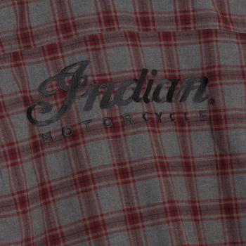 MENS PHOENIX PLAID SHIRT - GRAY