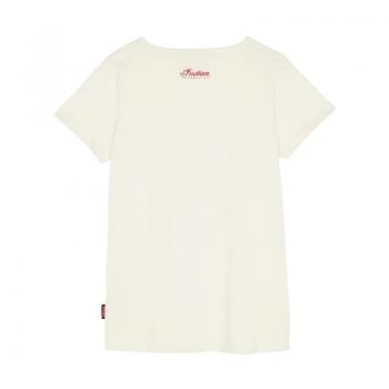 WOMENS USA SCRIPT LOGO T-SHIRT - WHITE