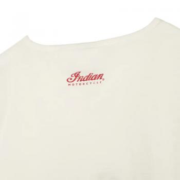 WOMENS USA SCRIPT LOGO T-SHIRT - WHITE