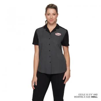 WOMENS GARAGE SHIRT - GRAY