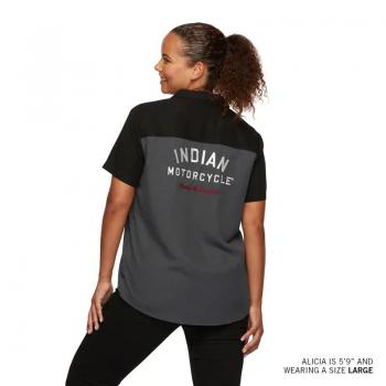 WOMENS GARAGE SHIRT - GRAY