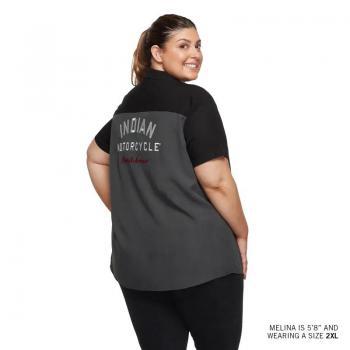 WOMENS GARAGE SHIRT - GRAY