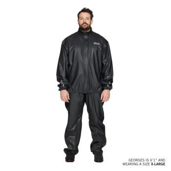 UNISEX RAIN SUIT JACKET - BLACK