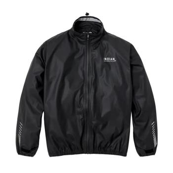 UNISEX RAIN SUIT JACKET - BLACK