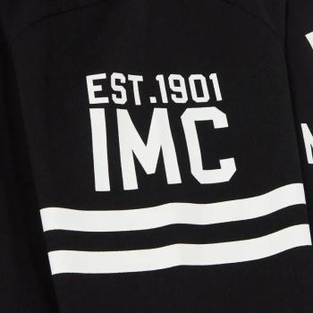 MENS IMC 1901 STRIPES LONGSLEEVE T-SHIRT- BLACK