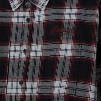 MENS MEMPHIS PLAID SHIRT - RED