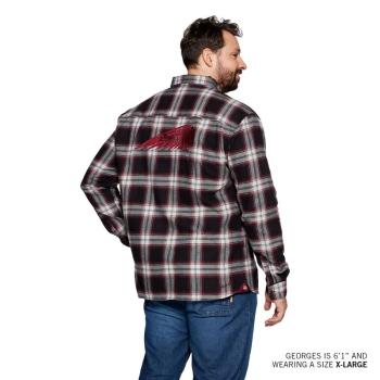 MENS MEMPHIS PLAID SHIRT - RED