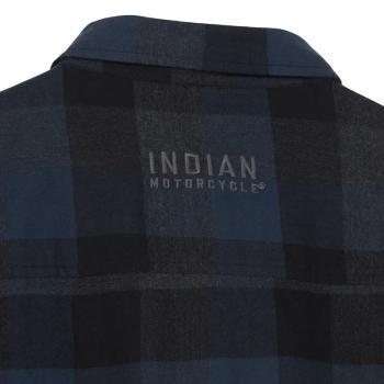 MENS DALLAS PLAID SHIRT - BLUE