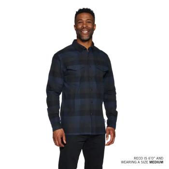 MENS DALLAS PLAID SHIRT - BLUE