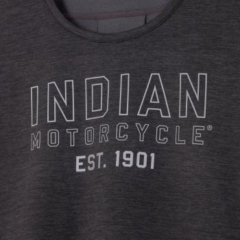 WOMENS OUTLINE LOGO ATHLETE T-SHIRT - GRAY