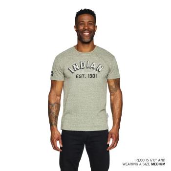 MENS EST. 1901 SHADOW BLOCK T-SHIRT - GREEN