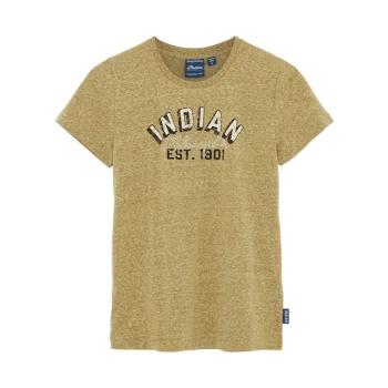 WOMENS EST. 1901 SHADOW BLOCK T-SHIRT - BROWN