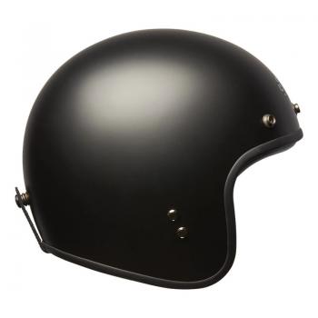 RETRO OPEN FACE HELMET V2 - MATTE BLACK