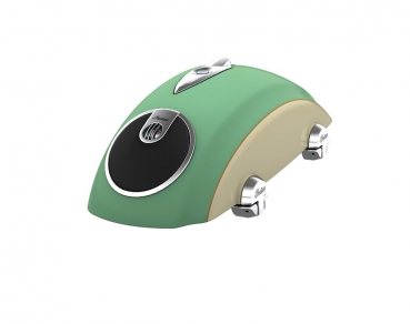 CONCERT SADDLEBAG AUDIO LIDS - WILLOW GREEN & IVORY CREAM