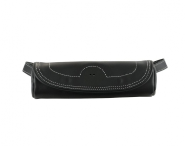 HERITAGE GABELTASCHE - LEDER SCHWARZ