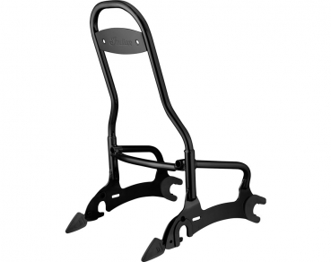 QUICK RELEASE DELUXE PASSENGER BACKREST FOR INDIAN CHIEF - TALL HEIGHT - BLACK