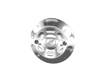 BILLET STATOR COVER - INDIAN SCOUT - CHROME