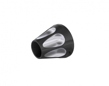 BILLET SHOCK STEM COVER SET - BLACK