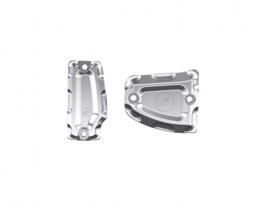 BILLET MASTER CYLINDER COVER SET - CHROM