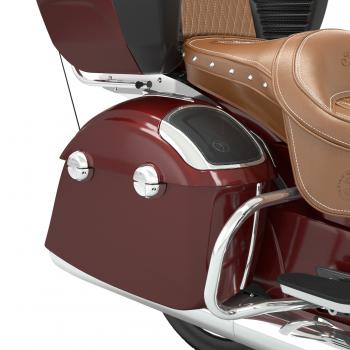 POWERBAND AUDIO - CLASSIC SADDLEBAG SPEAKER LIDS - BURGUNDY METALLIC