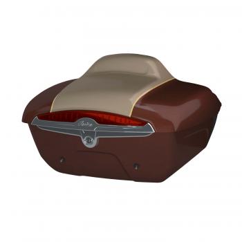 INDIAN TOPCASE - BURNISHED METALLIC & SANDSTONE METALLIC