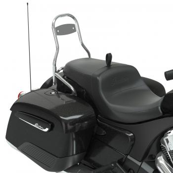 PASSENGER QUICK-RELEASE BACKREST - 12-INCH - CHROM