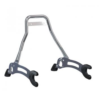 LOW-PROFILE PASSENGER QUICK-RELEASE BACKREST - CHROME