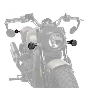 SMOKED LED TURN SIGNALS - SCOUT BOBBER