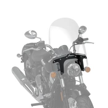 20" QUICK RELEASE TOURING WINDSHIELD - MID, CLEAR, BLACK - SCOUT 1250