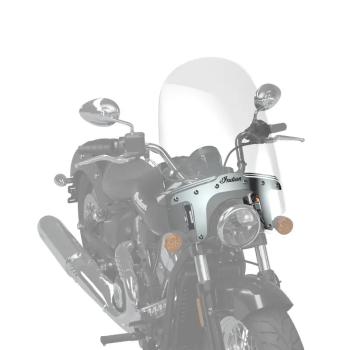 20" QUICK RELEASE TOURING WINDSHIELD - MID, CLEAR, POLISHED - SCOUT 1250