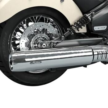 EXHAUST END CAP - CHROME - SCOUT 1250