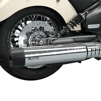 EXHAUST END CAP - BLACK - SCOUT 1250