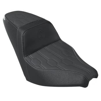 2-UP HIGH BOLSTER CLUB SEAT - CHIEF STEELFRAME - BLACK