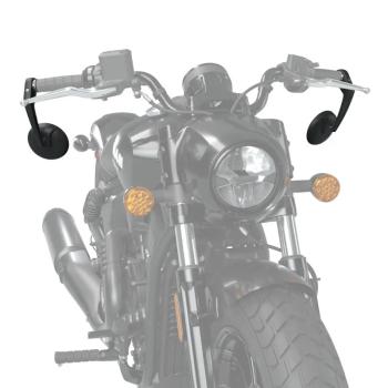 BAR END MIRRORS - SCOUT 1250 - BLACK