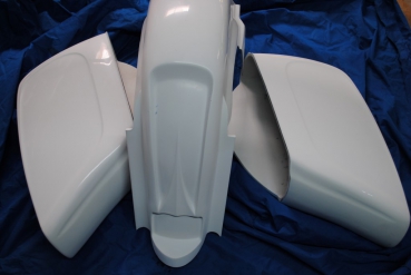 Stampede Series Chieftain Stretched Rear End - Smooth, with Cutouts