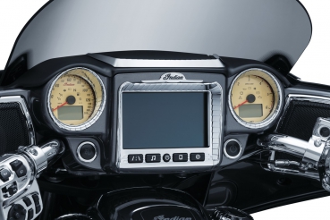 Aztec Gauge Cluster Accents - Ride Command - Chrom