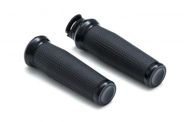 Thresher Grips - Satin Schwarz - Indian Scout