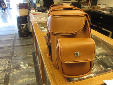 Genuine Leather Bags Set Slant - Desert Tan