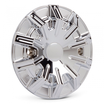 10-Gauge Stator Cover Insert for Indian Scout - Chrome