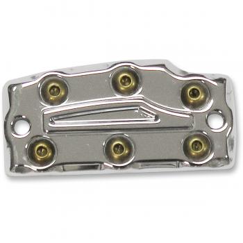 Bomber Series Rear Master Cylinder Cover - Chrom/Messing - Indian Scout