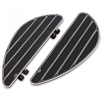 Arlen Ness Ring Leader Fusion Floorboards - Schwarz