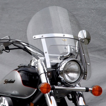 Low Boy Heavy Duty Scheibe mit Montagesatz - Indian Scout - glasklar